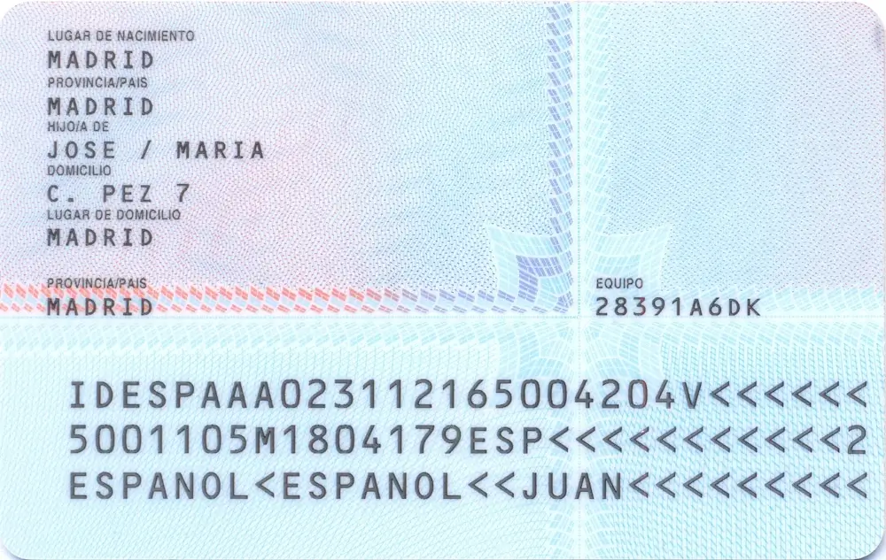 DNI 1 trasera